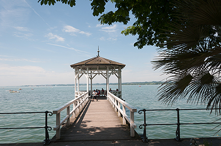 Hof Geiger am Bodensee, Steg in Bregenz