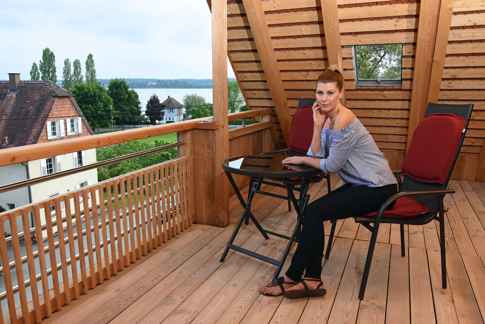 Ferienwohnungen Hof Geiger, Bodensee, Ferienwohnung Sonnenhut, Balkon