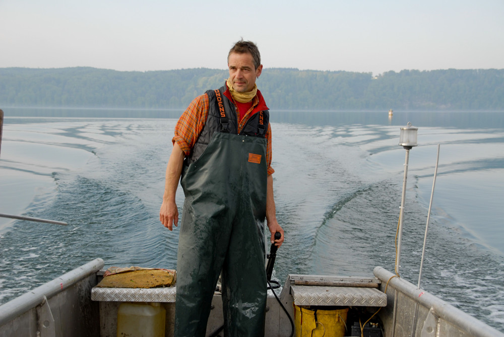 Hof Geoger am Bodensee, Fischerboot