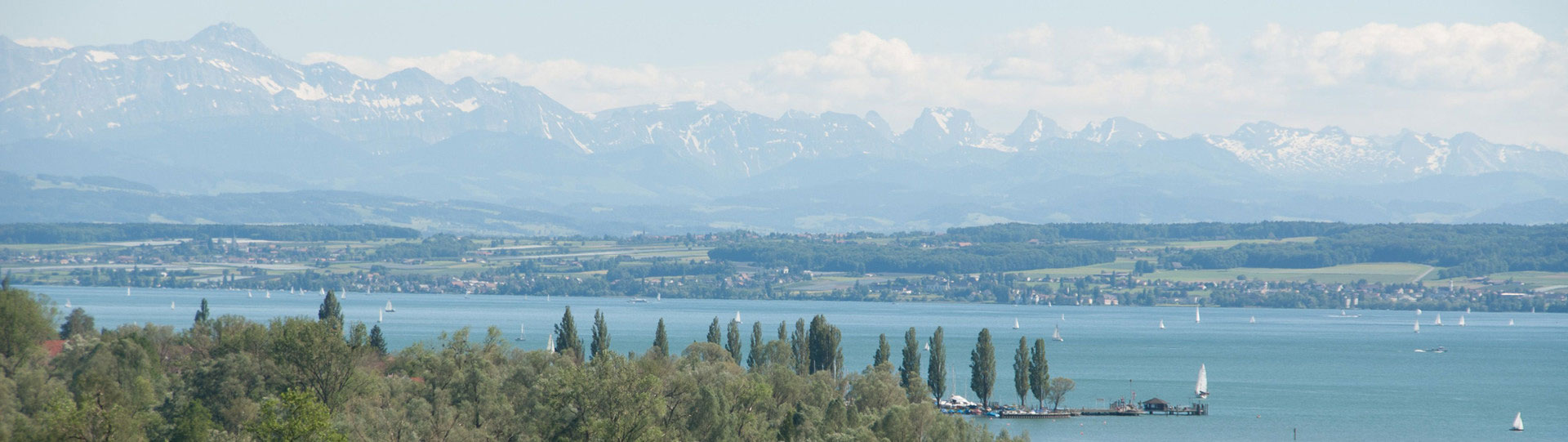 Hof Geiger am Bodensee. Seepanorama